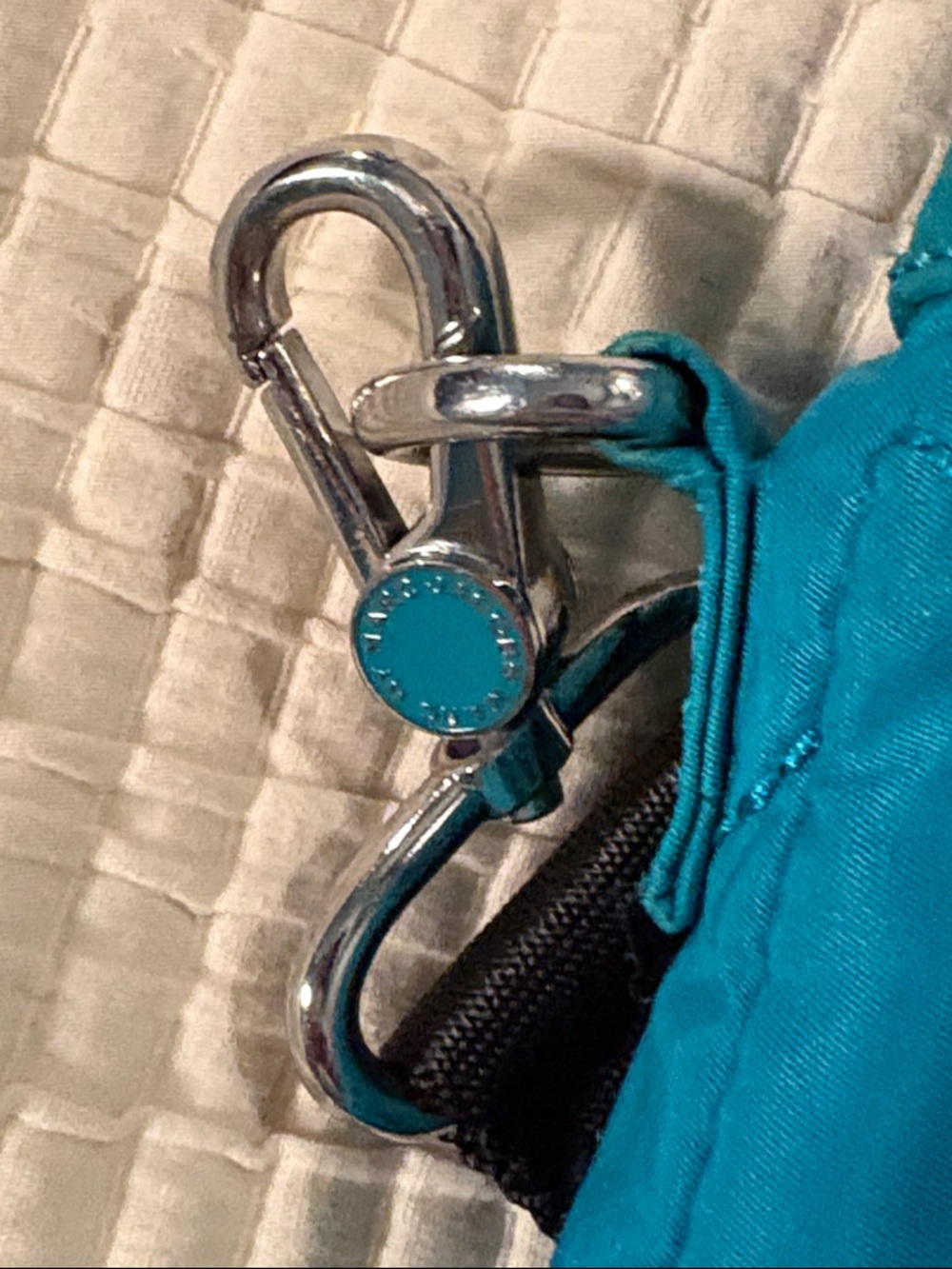 FINAL PRICE Marc by Marc Jacobs Teal Quilted Laptop Tote with Removable Strap - Picture 4 of 7